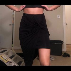 Black skirt